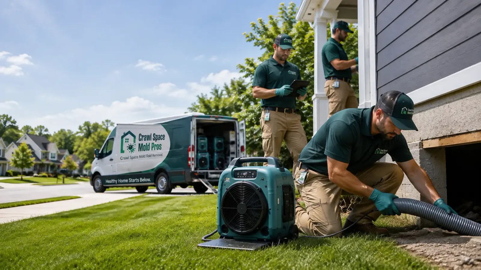 Crawl Space Mold Removal in Canton, PA